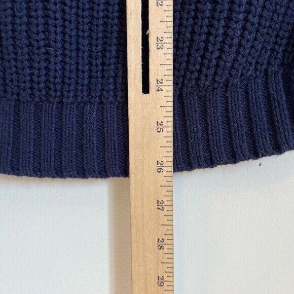 3.1 Phillip Lim 20th Anniversary Women’s Small Blue Chunky Knit Pullover Sweater - Picture 5 of 9
